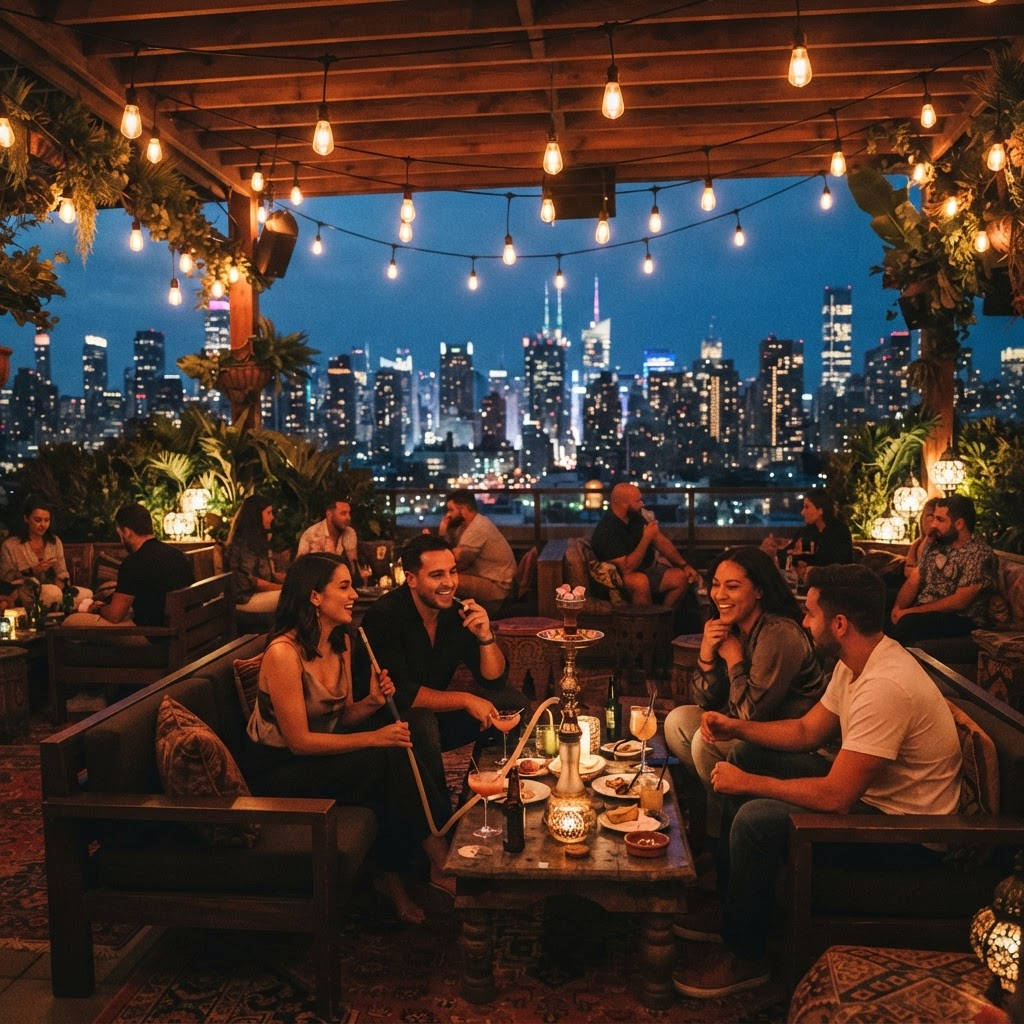 Rooftop nargile mekanı